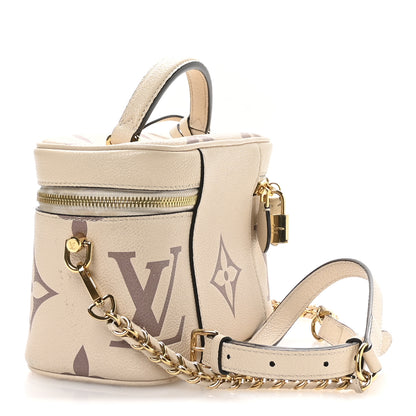 Louis Vuitton Empreinte Monogram Giant Vanity PM Creme Bois de Rose 3 of 12