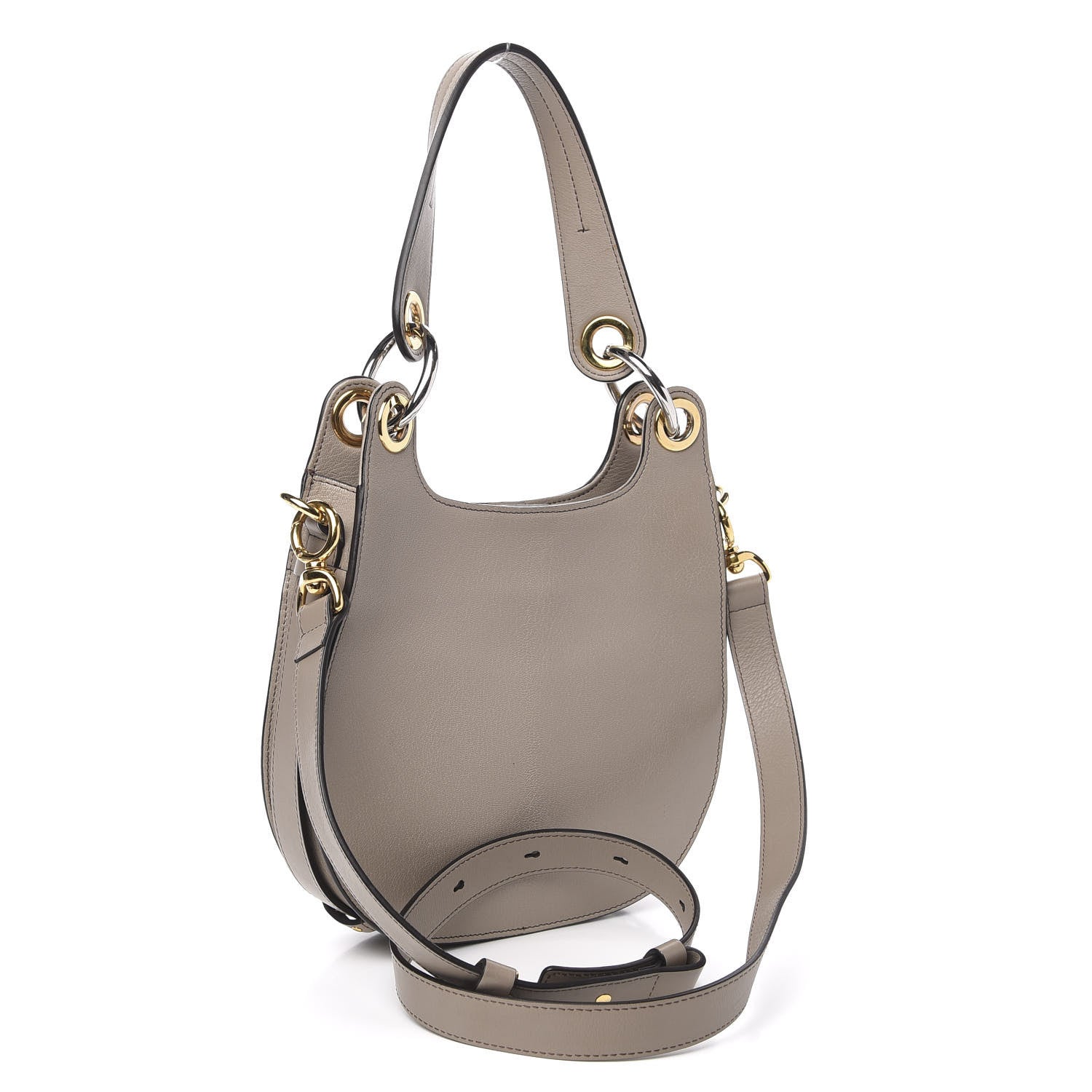 Chloe Calfskin Medium Tess Hobo Motty Grey 3 of 10