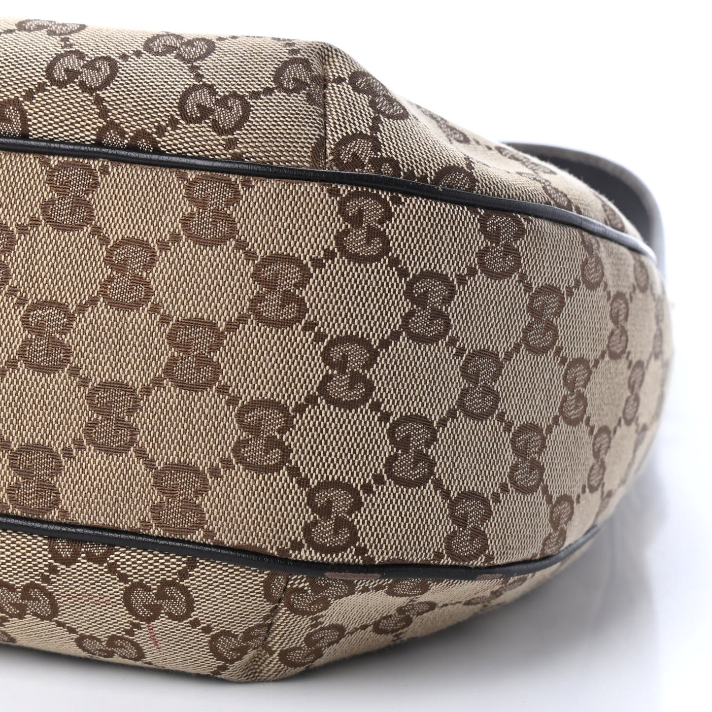 Monogram Medium New Ladies Web Hobo Dark Brown