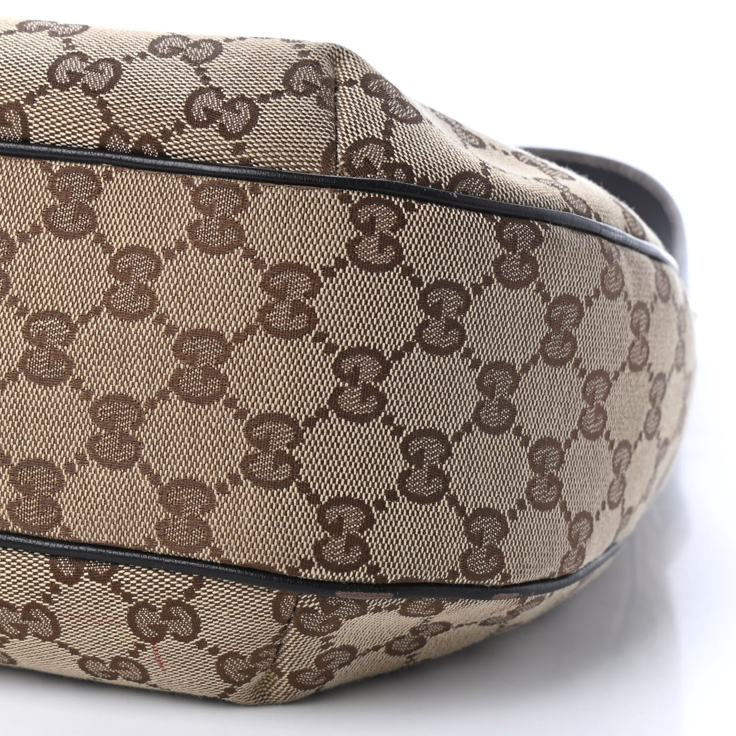 Gucci Monogram Medium New Ladies Web Hobo Dark Brown 9 of 10