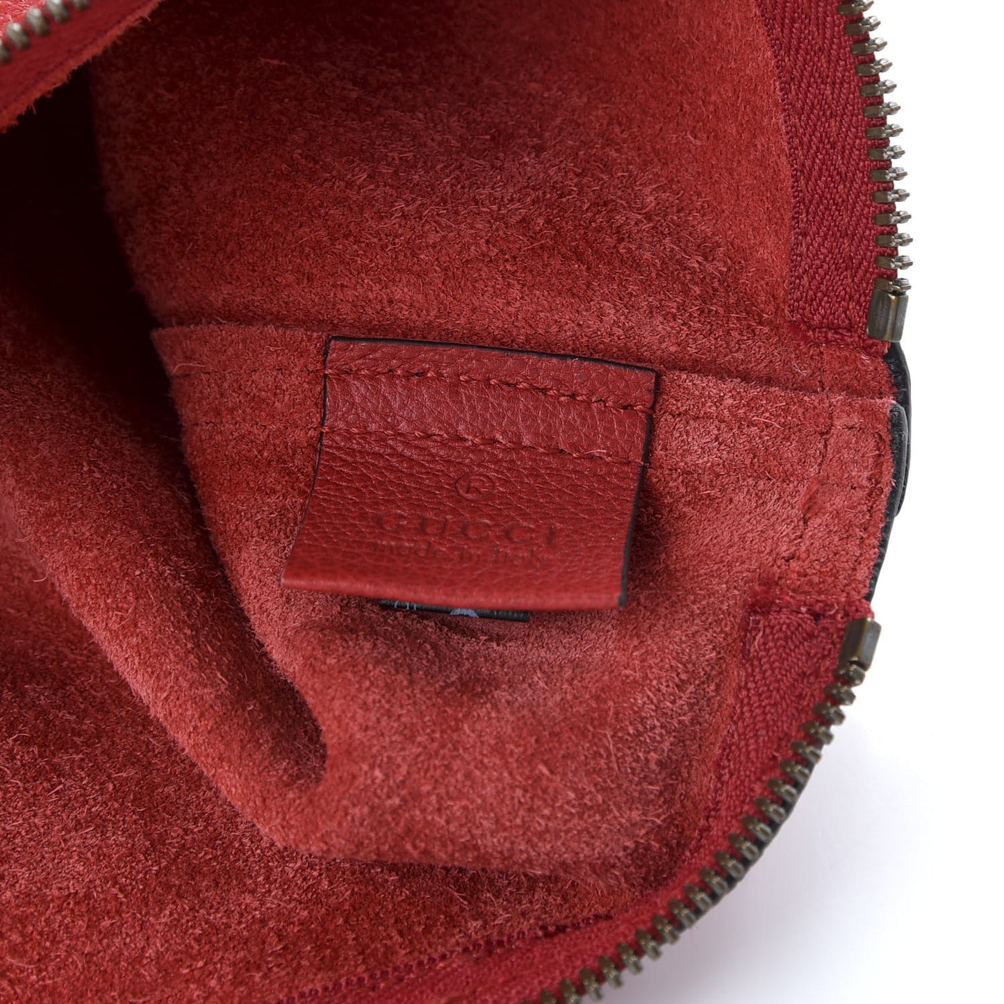 Pebbled Calfskin Medium Logo Portfolio Clutch Hibiscus Red