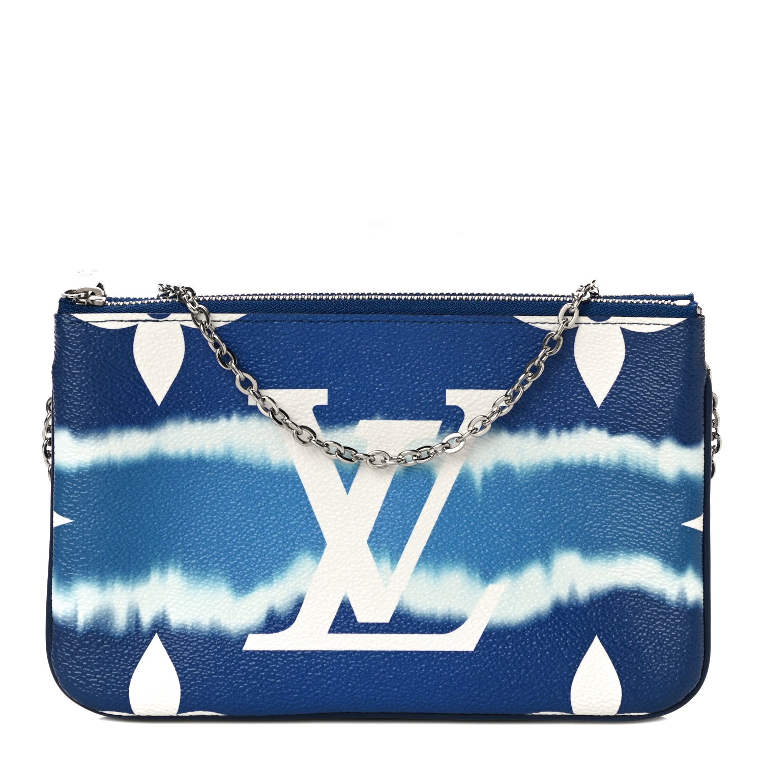 Louis Vuitton Monogram Giant Escale Double Zip Pochette Blue 1 of 11