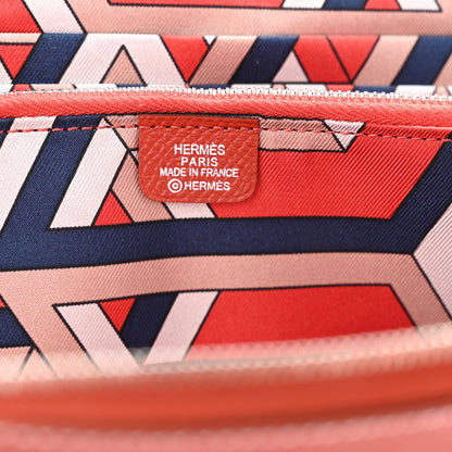 Hermes Epsom Silk'In Wallet Brique 6 of 8