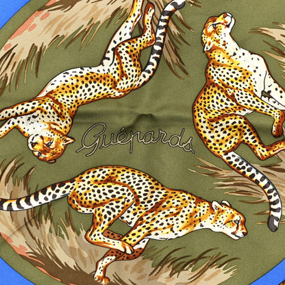 Hermes Silk Guepards Scarf 90 3 of 6