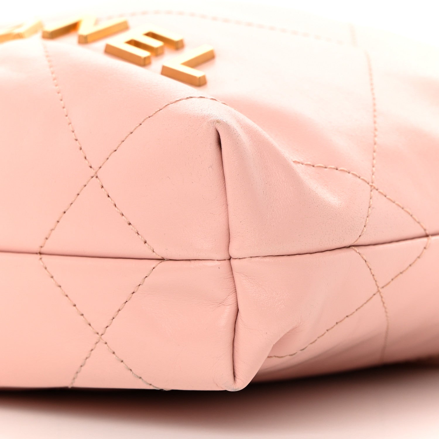 Chanel Shiny Calfskin Quilted Mini Chanel 22 Rose Clair 10 of 12
