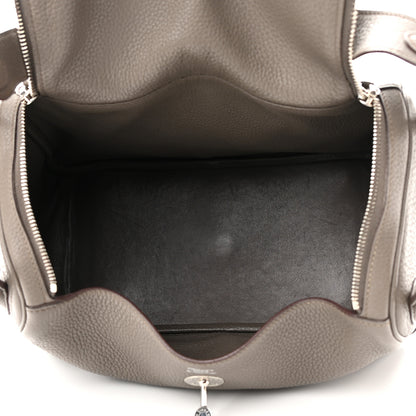 Hermes Taurillon Clemence Lindy 30 Etain 5 of 11