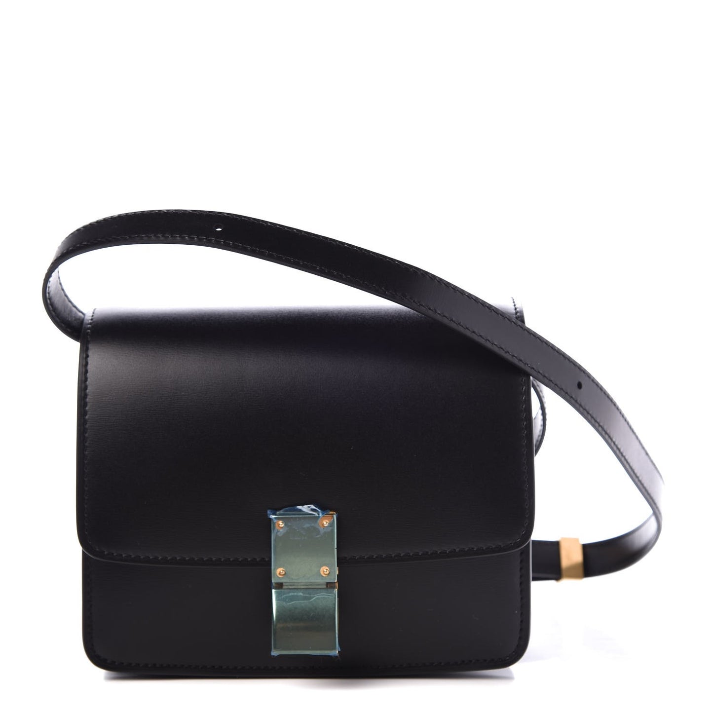 Box Calfskin Small Classic Box Flap Bag Black