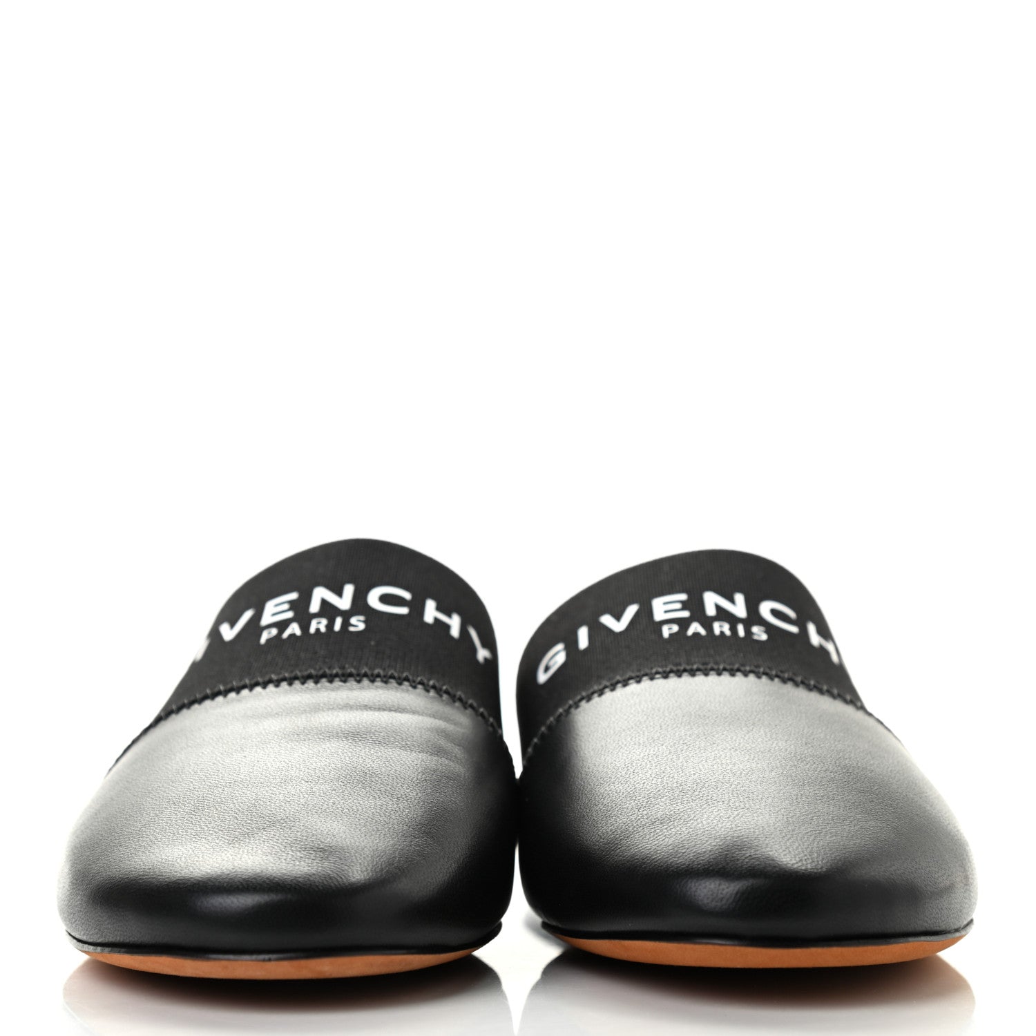Givenchy Calfskin Bedford Logo Mule Slides 36 Black 2 of 8