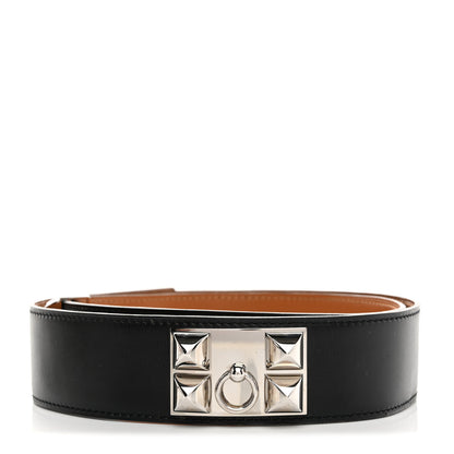 Hermes Box Collier De Chien CDC Belt 85 34 Black 1 of 6
