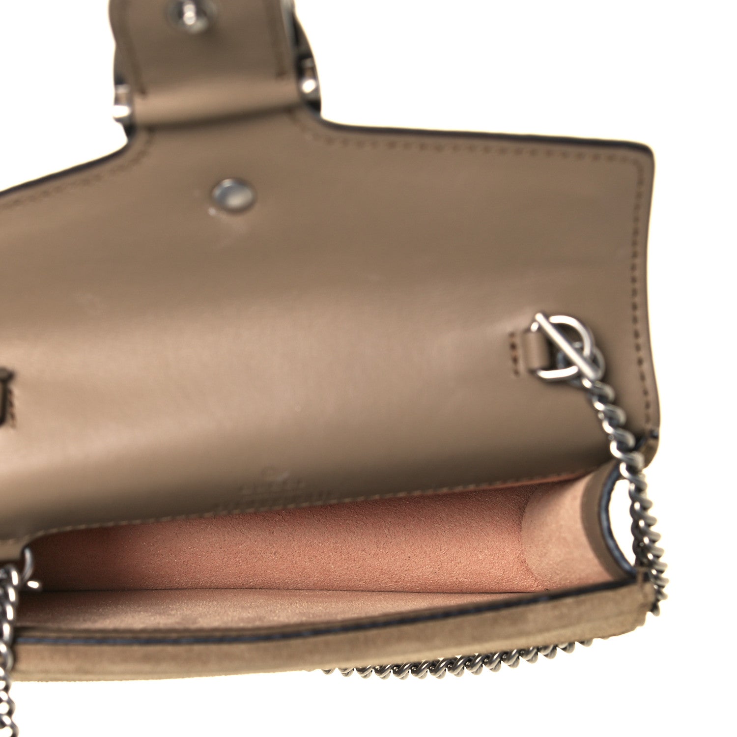 Gucci GG Supreme Monogram Super Mini Dionysus Shoulder Bag Taupe 5 of 8