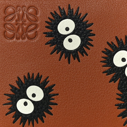 Loewe X SPIRITED AWAY Calfskin Susuwatari Compact Zip Wallet Havane 8 of 11