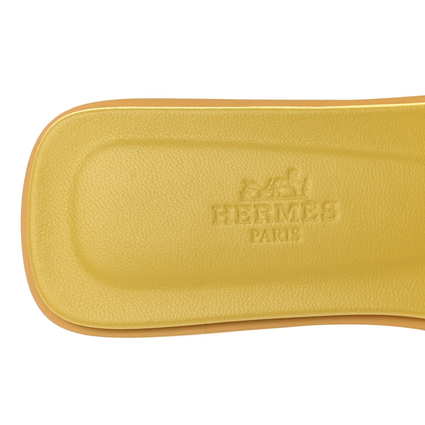 Calfskin Oran Sandals 35 Jaune Citron