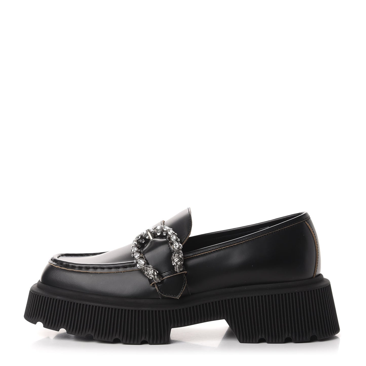 Cordovan Lux Dionysus Hunder Loafers 38 Black