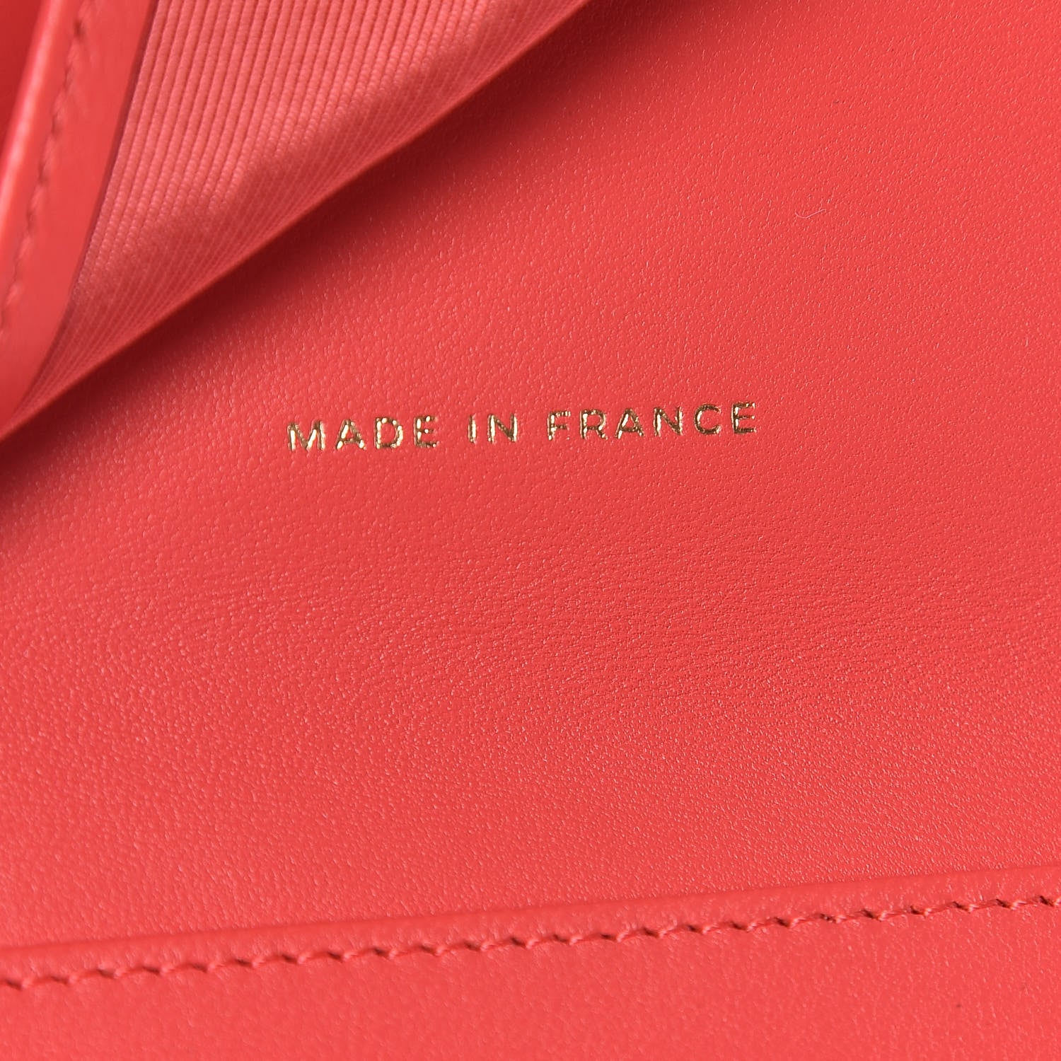 Chanel Lambskin Quilted Small Compact Wallet Red 7 of 10