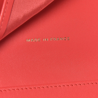 Chanel Lambskin Quilted Small Compact Wallet Red 7 of 10