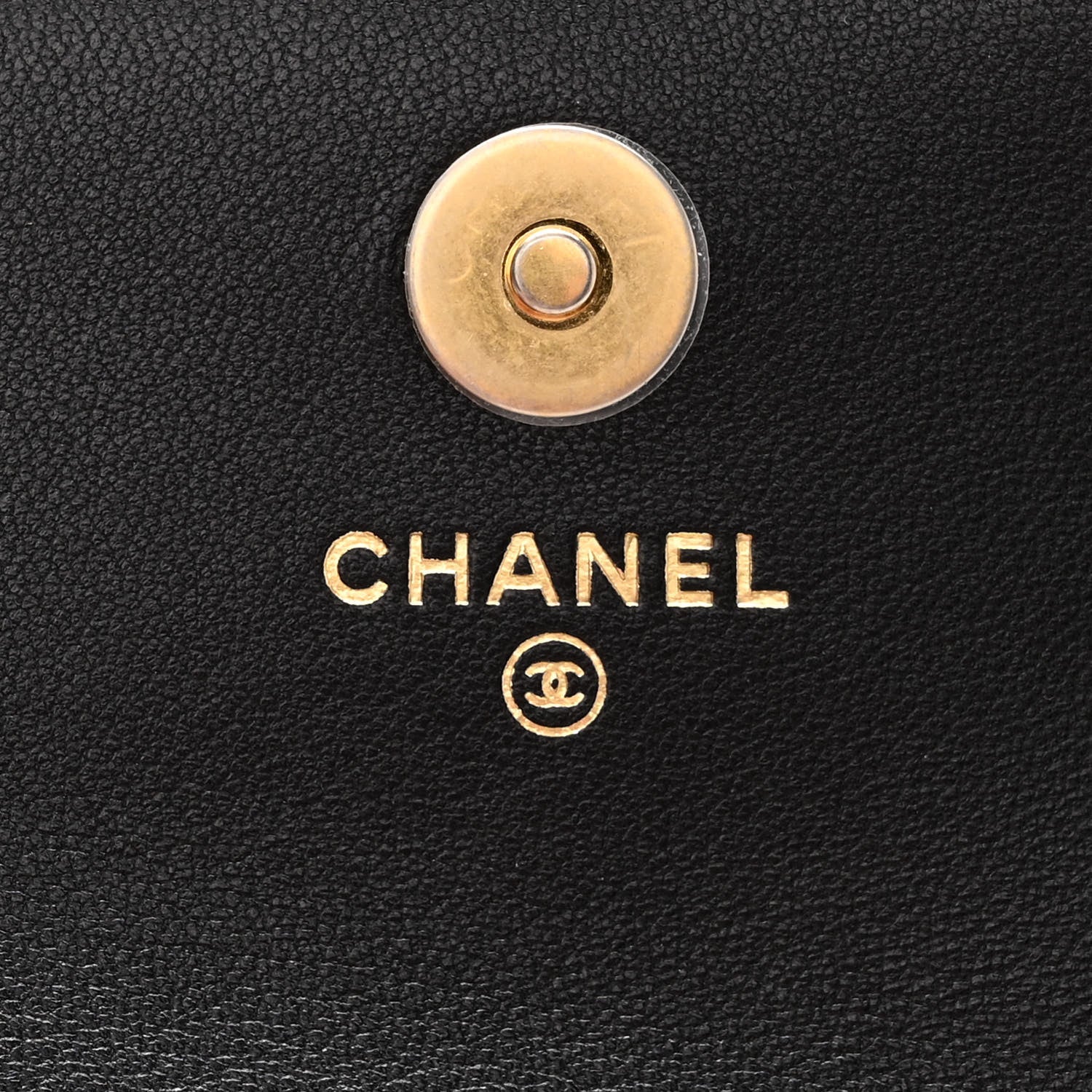 Chanel Lambskin Quilted Pearl Crush Clutch With Chain Black 6 of 12