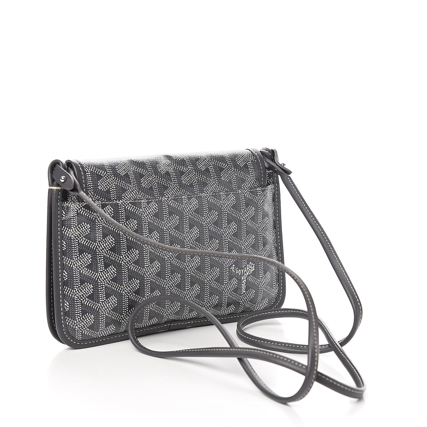 Goyardine Plumet Wallet Clutch Grey