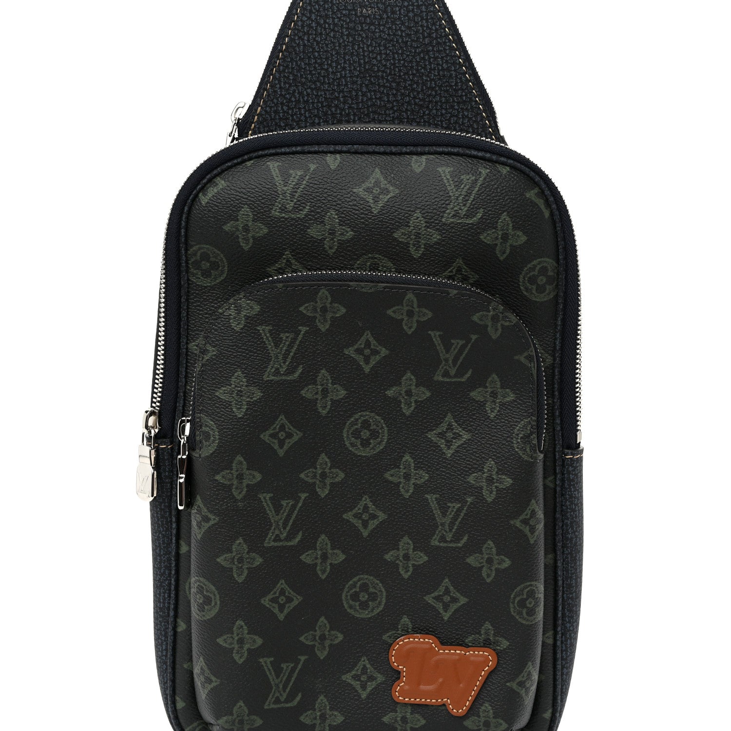 Louis Vuitton Monogram Record Fall Avenue Sling Bag Dark Green 7 of 10