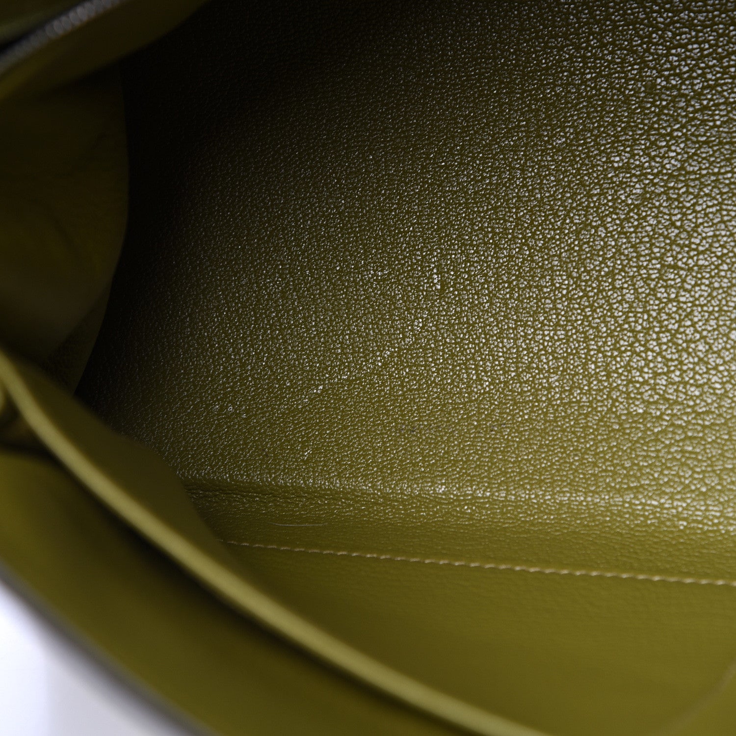 Hermes Togo Kelly Retourne 32 Vert Chartreuse 10 of 14
