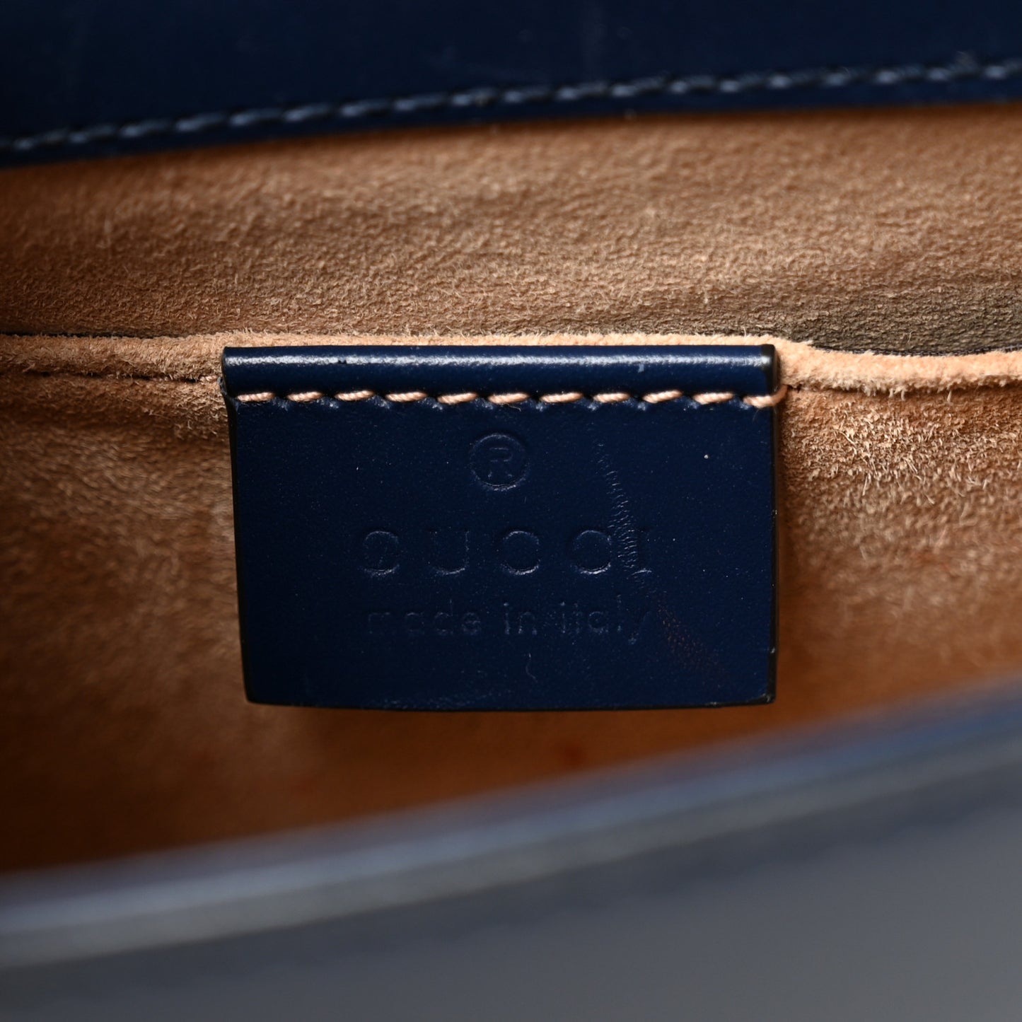 Calfskin Mini Sylvie Chain Shoulder Bag Blue Agata