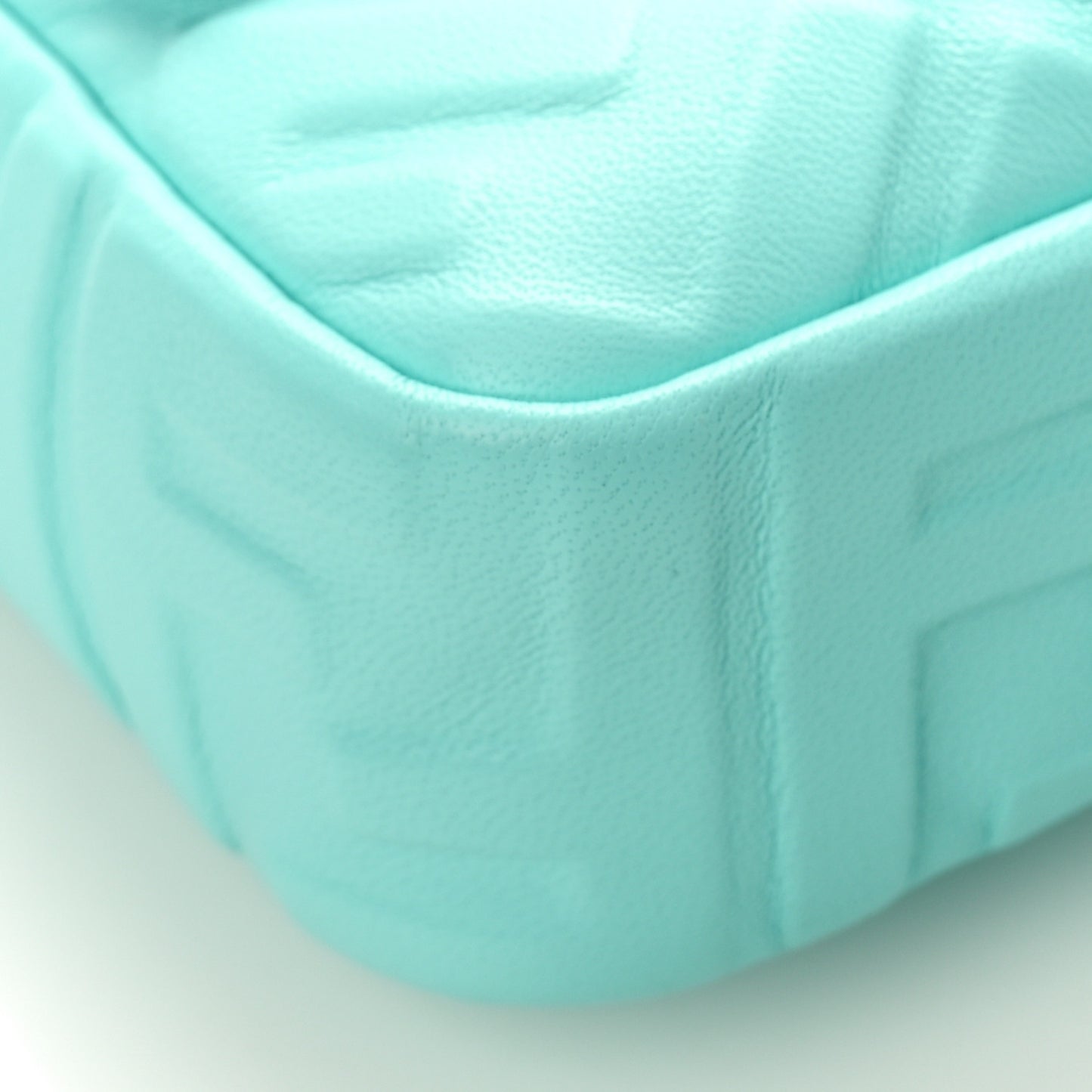Nappa FF 1974 Embossed Baguette Tiffany