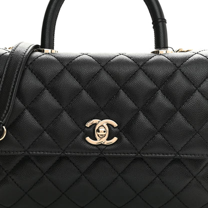 Chanel Caviar Quilted Mini Coco Handle Flap Black 8 of 11