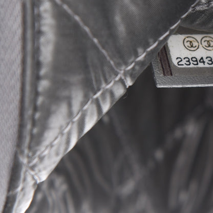 Chanel Canvas Large Deauville Pouch Grey 7 of 7