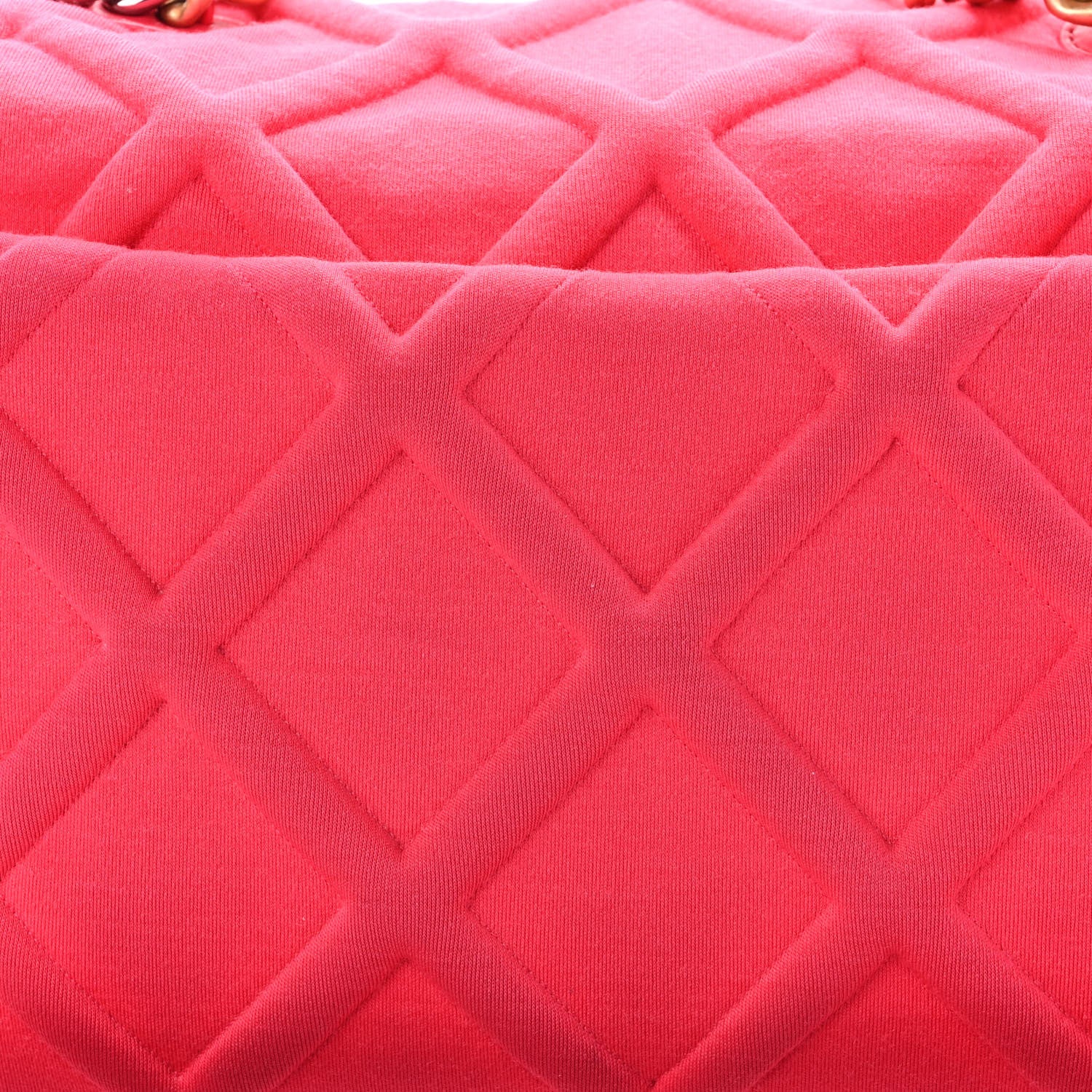 Chanel Jersey Lambskin Quilted Maxi Chanel 19 Flap Dark Pink 12 of 14