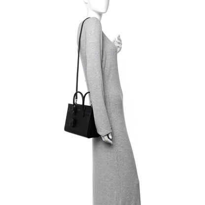 Saint Laurent Grain De Poudre Nano Sac De Jour Black 2 of 9