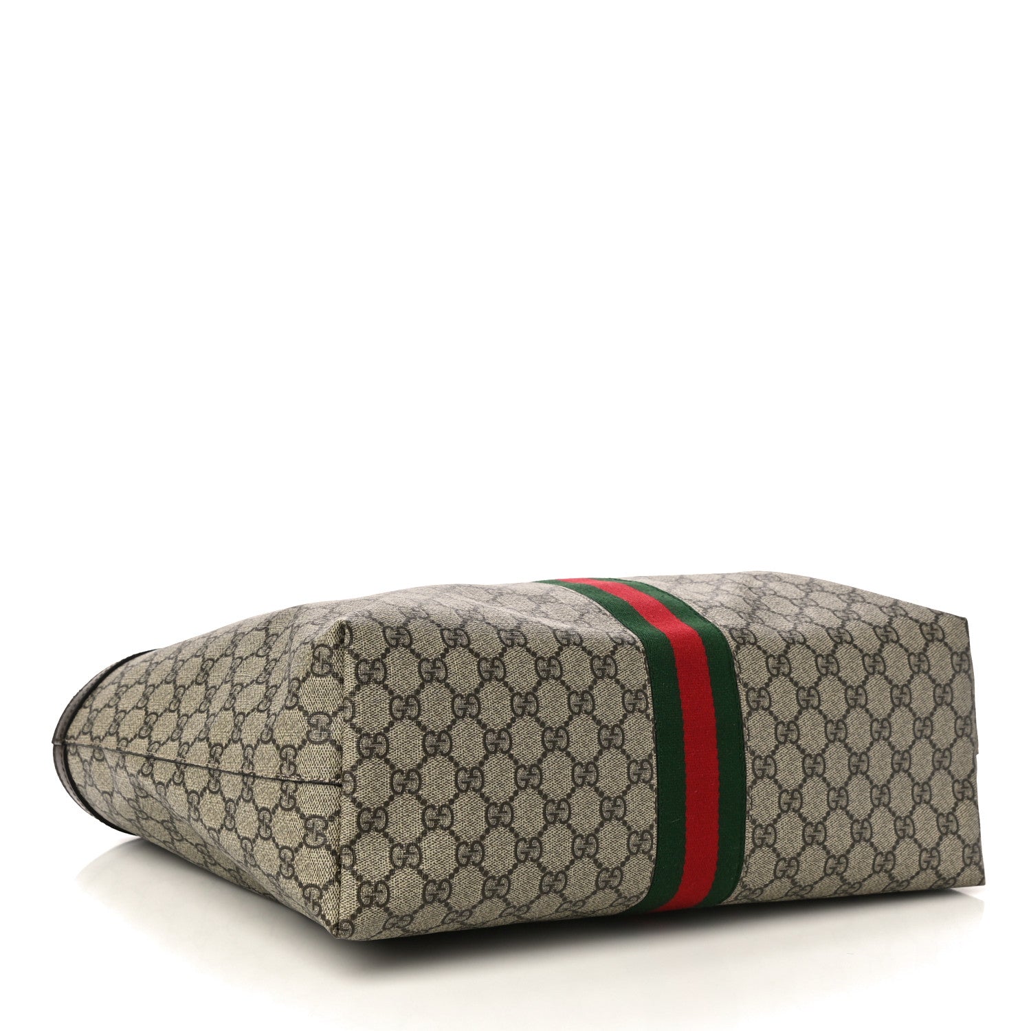 Gucci GG Supreme Monogram Medium Ophidia Shopping Tote Brown 4 of 11