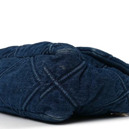 Chanel Denim Quilted Large Chanel 19 Flap Blue 10 of 10