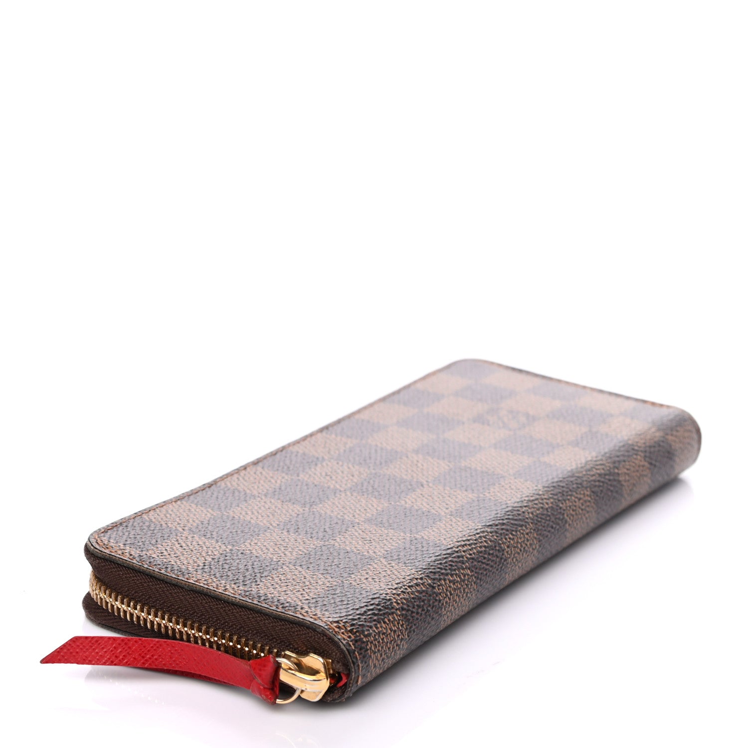 Louis Vuitton Damier Ebene Clemence Wallet Cherry 4 of 7