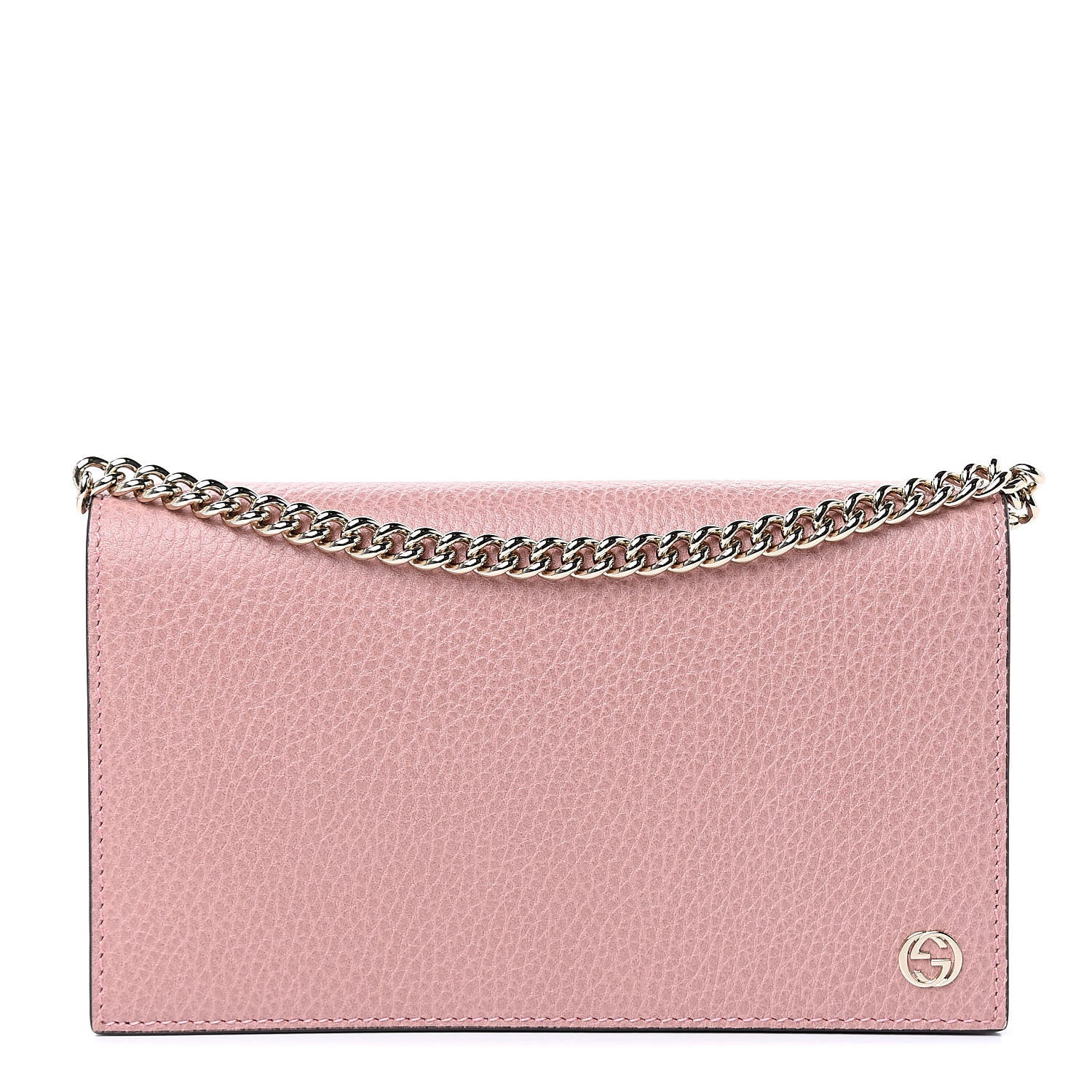 Gucci Dollar Calfskin Medium Betty Chain Wallet Soft Pink 1 of 9