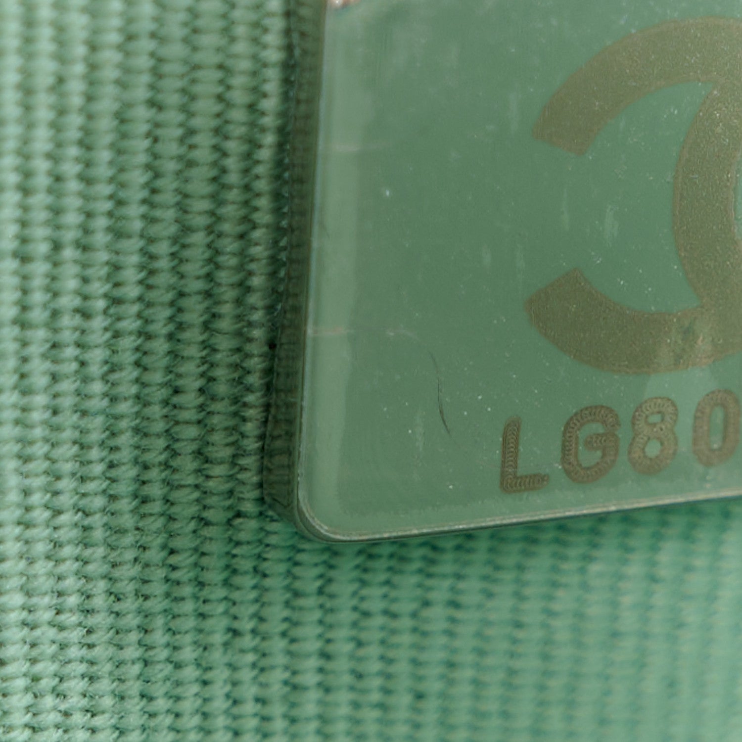 Chanel Caviar Quilted Boy Wallet On Chain WOC Light Gren 8 of 12