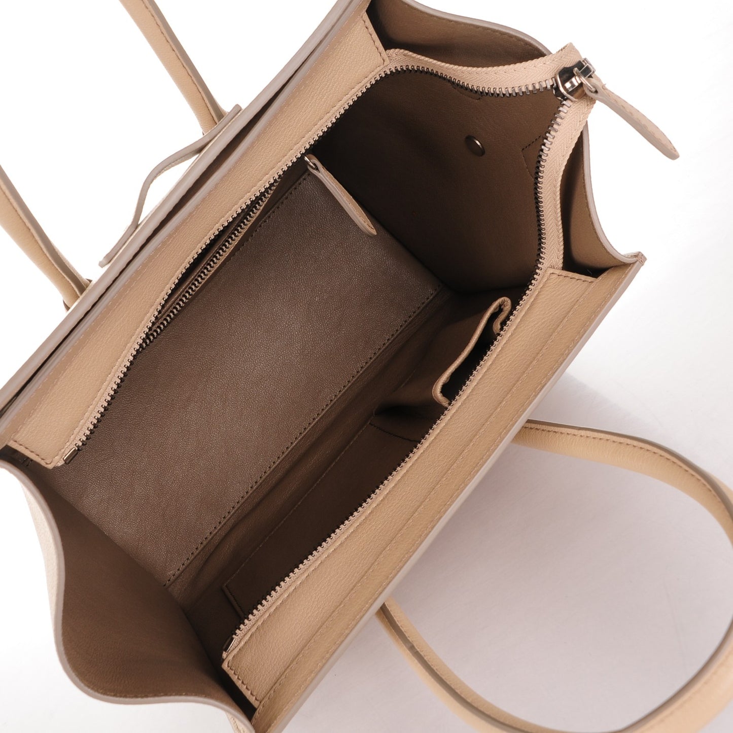 Goatskin Micro Luggage Sand