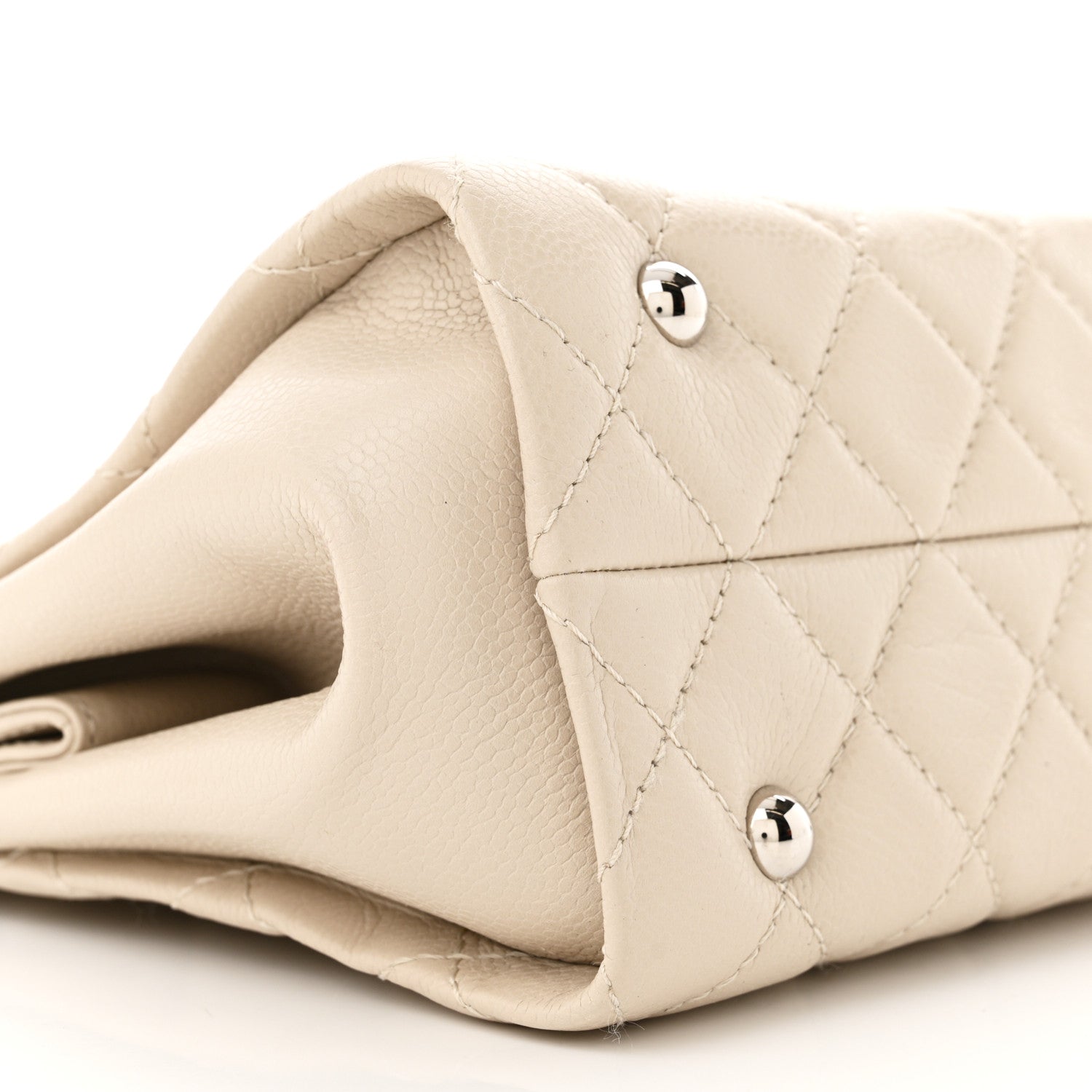 Chanel Caviar Quilted Timeless CC Shopping Tote Beige Clair 9 of 11