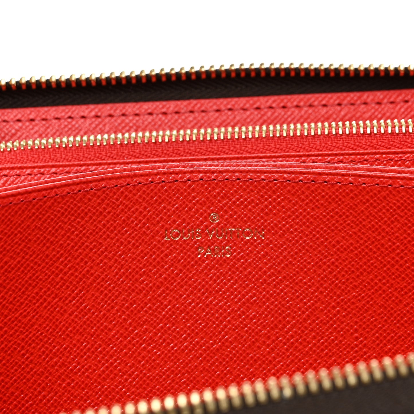 Monogram Zippy Wallet Coquelicot