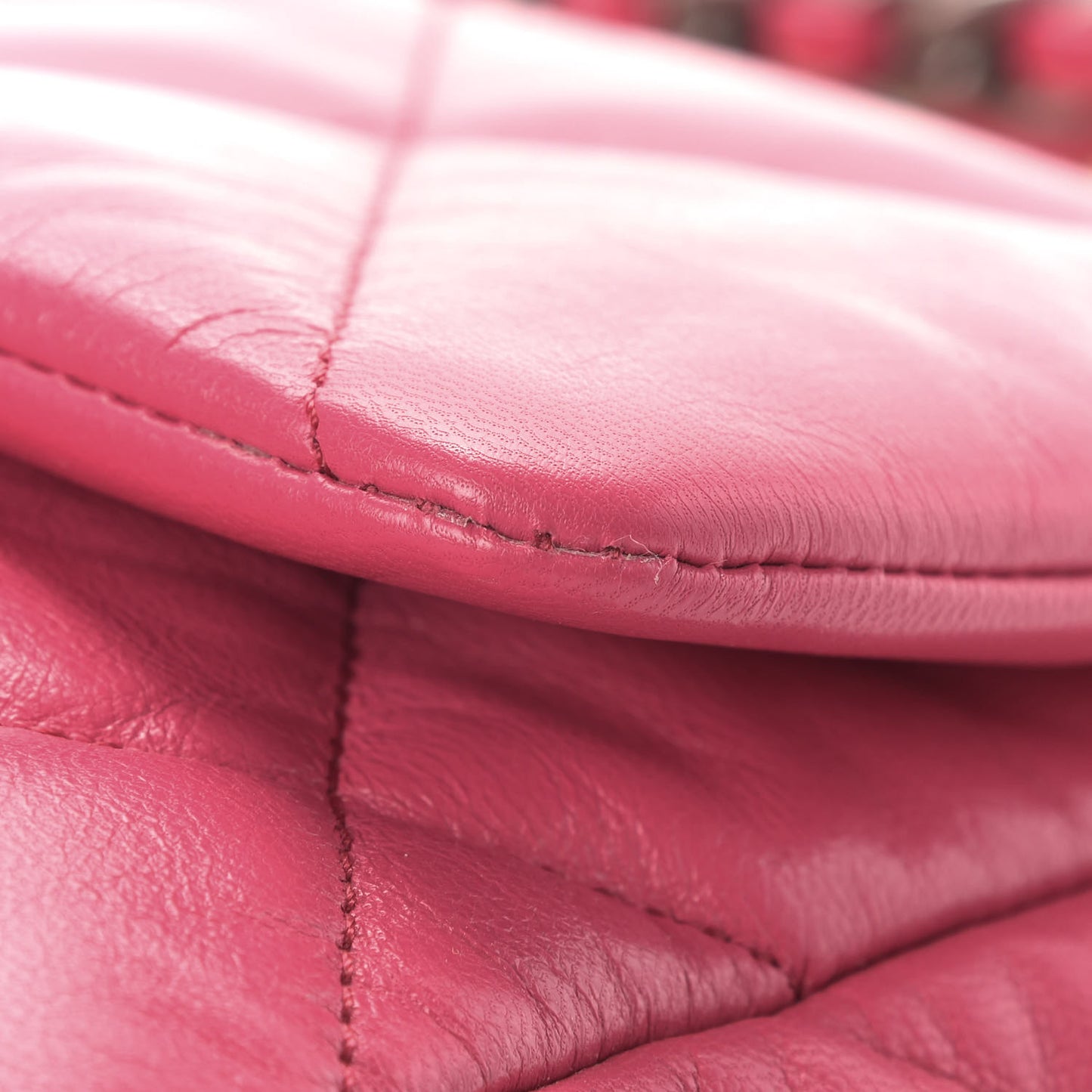 Goatskin Quilted Medium Chanel 19 Flap Dark Pink