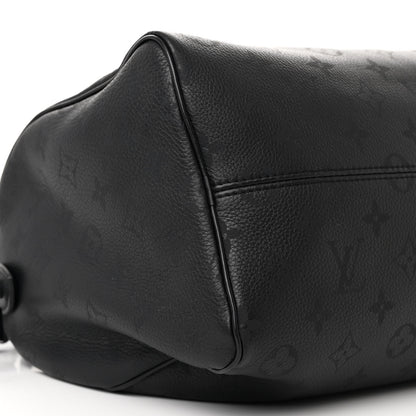 Louis Vuitton Calfskin Monogram Speedy P9 Bandouliere 30 Ultra Black 9 of 10