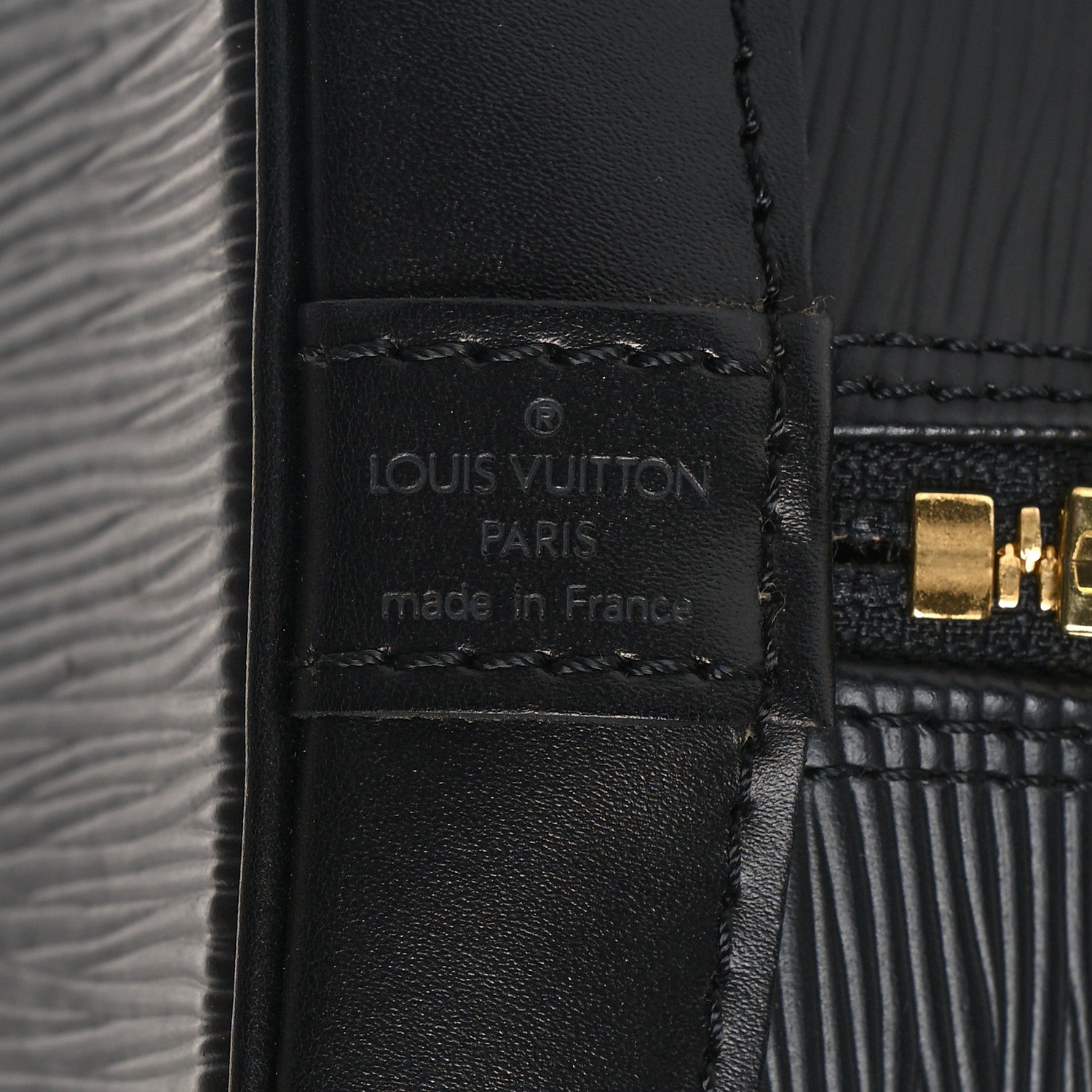 Louis Vuitton Epi Alma PM Black 6 of 10