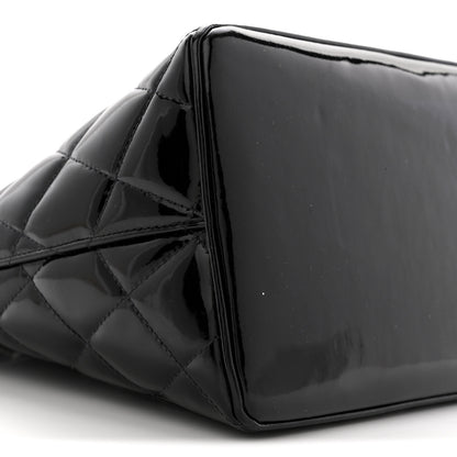Chanel Patent Medallion Tote Black 9 of 13