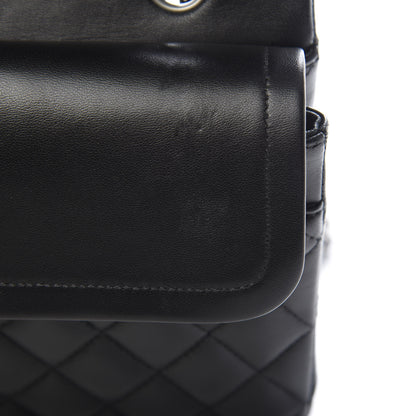 Chanel Lambskin Quilted Medium Double Flap Black 12 of 13
