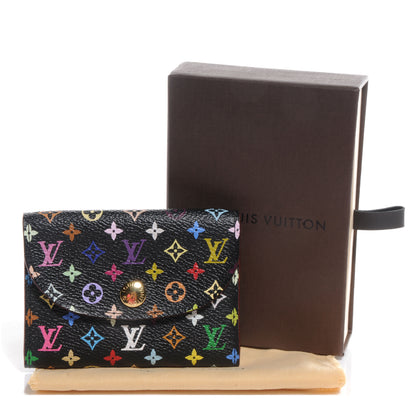 Louis Vuitton Monogram Multicolor Business Card Holder Black Grenade 5 of 8