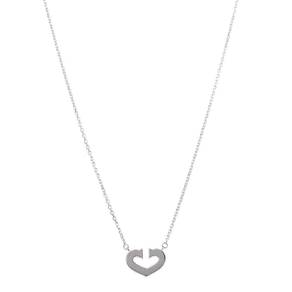 Cartier 18K White Gold Medium Hearts and Symbols Necklace 1 of 7