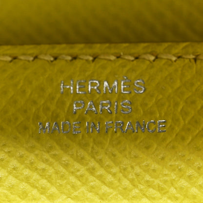 Hermes Epsom Medium Kelly Wallet Lime 7 of 9