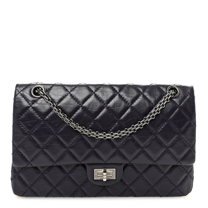 Chanel Aged Calfskin Quilted 2.55 Reissue 226 Flap Purple 1 of 10