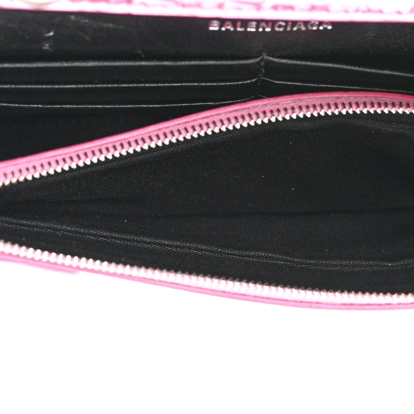 Metallic Shiny Calfskin Crocodile Embossed Hourglass Chain Bag Pink