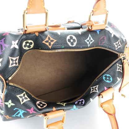 Louis Vuitton Monogram Multicolor Speedy 30 Black 5 of 8