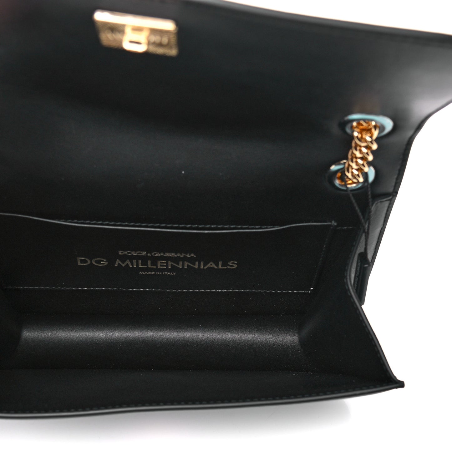 Nappa DG Millennials Shoulder Bag Black