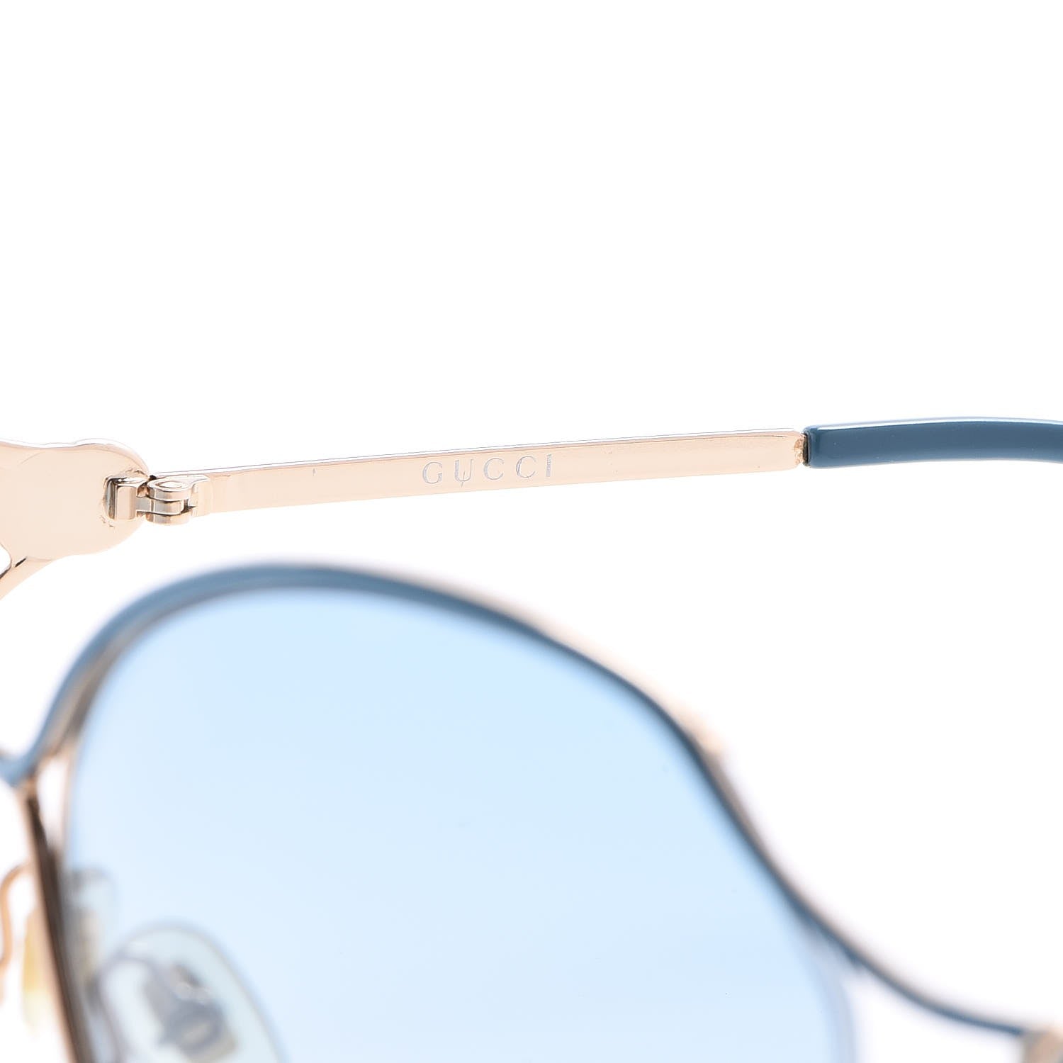 Gucci Oversized Sunglasses GG 2846 Blue 5 of 6